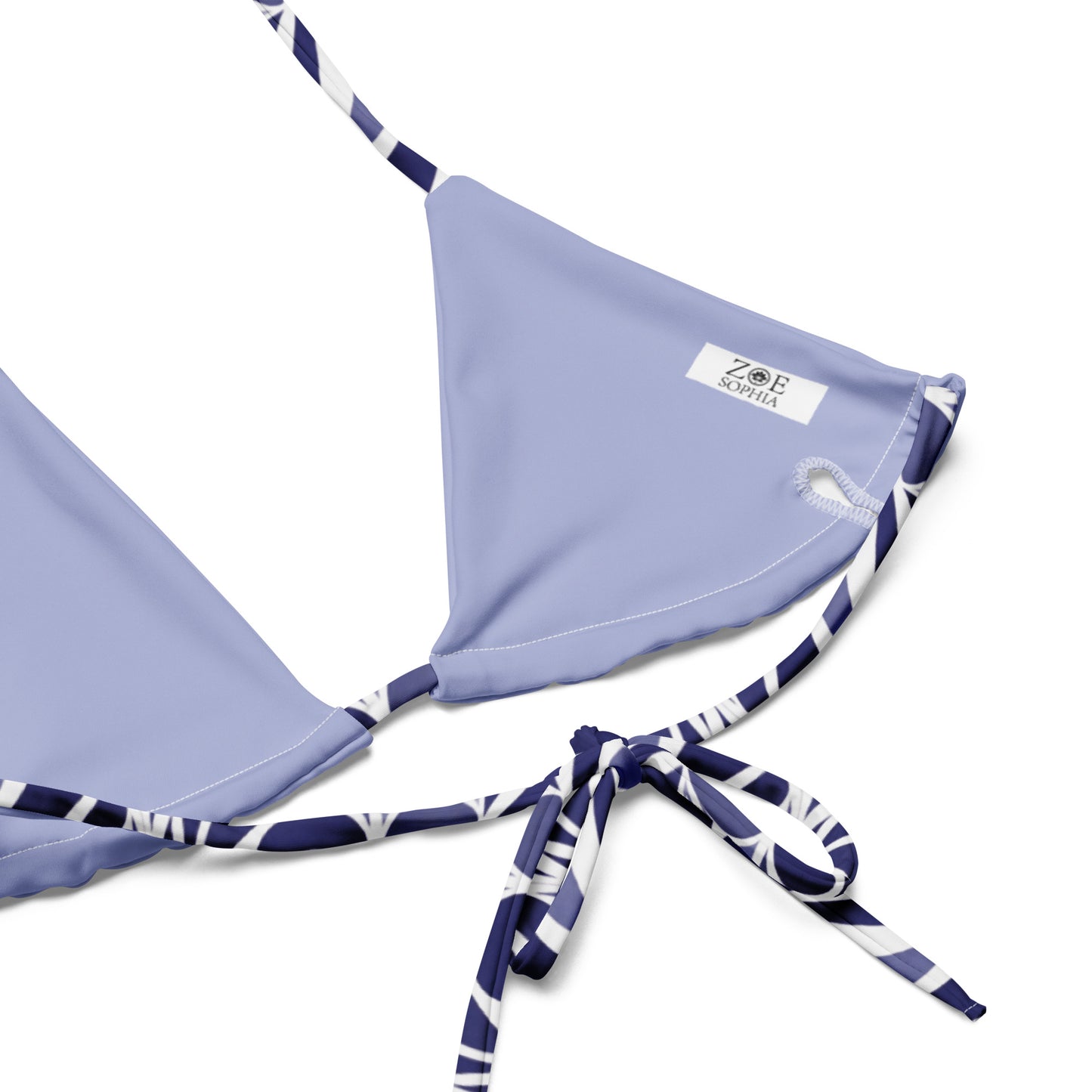 Azure Whirl Premium Recycled String Bikini