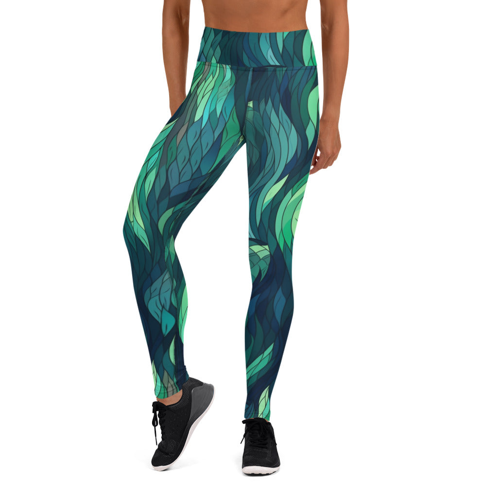 Emerald Prism Yoga Leggings