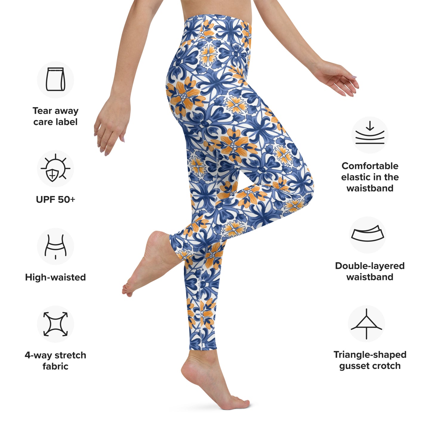 Azulejo Yoga Leggings