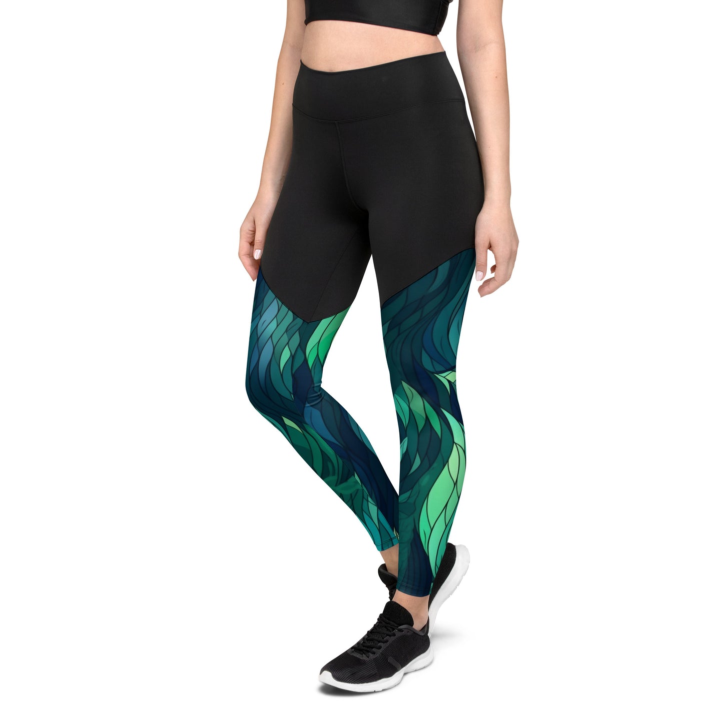 Emerald Prism Sports Leggings