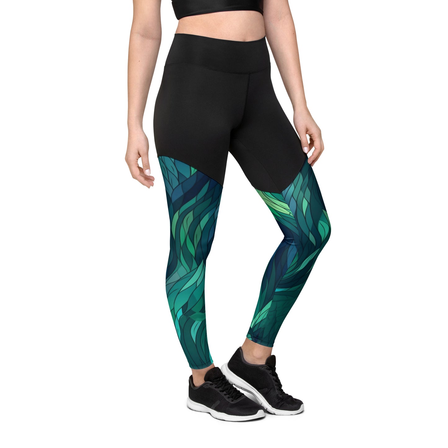 Emerald Prism Sports Leggings